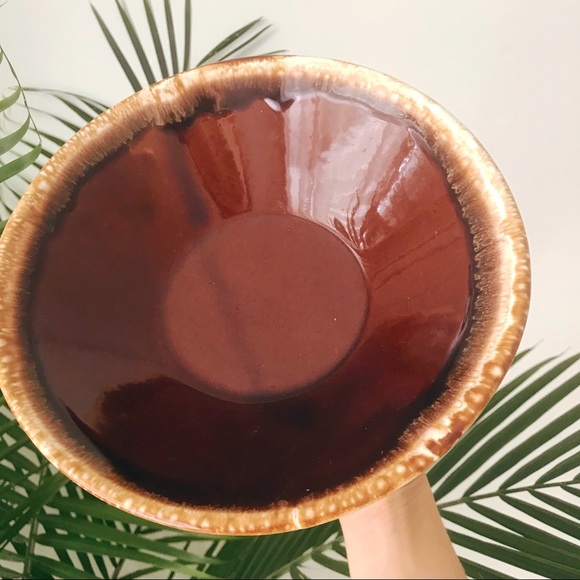 Vintage • Glazed Stoneware Serving Bowl - Picture 2 of 5